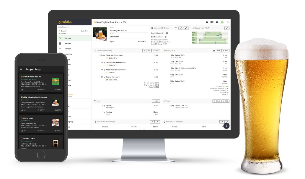 Home Home brewfather app image