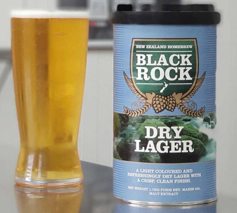 Black Rock Dry Lager Beer Kit (1.7kg) Black Rock Dry Lager Beer Kit (1.7kg) Black Rock Dry Lager Beer Kit (1.7kg)