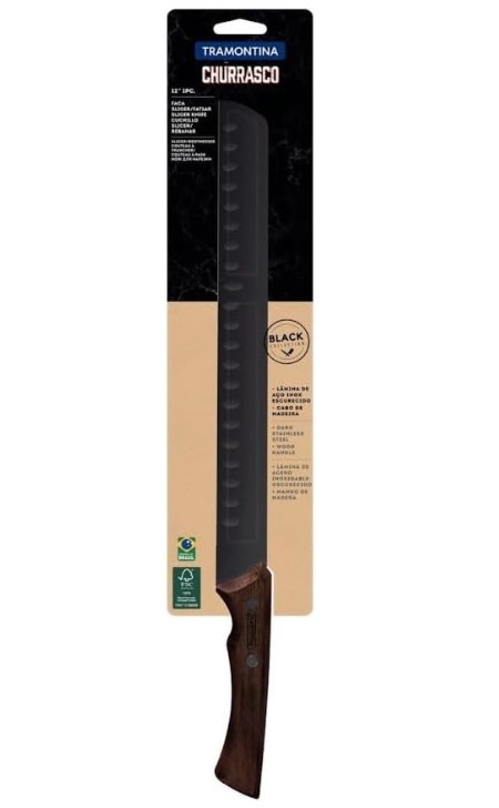 12 Inch Tramontina Churrasco Black Collection Brisket Slicer Knife 12 Inch Tramontina Churrasco Black Collection Brisket Slicer Knife Tramontina Churrasco Black Collection Brisket Slicer Knife, 12 Inch