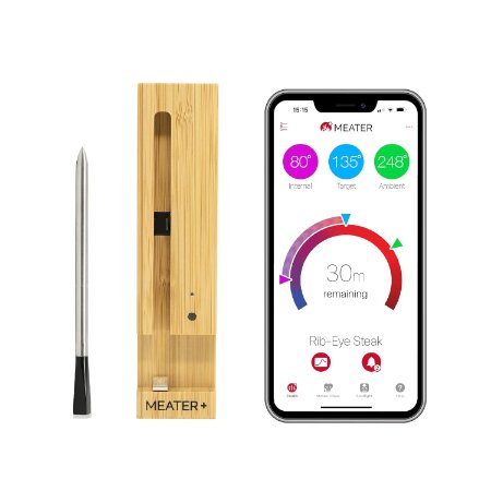 How Smart Are You BBQing? Meet the Smart BBQ Thermometer How Smart Are You BBQing? Meet the Smart BBQ Thermometer MEATER+ 50 metre Long Range